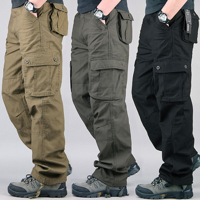 Fishing Pants Waterproof - Taktik Kargo Pantolon Erkekler Pamuk Tulum