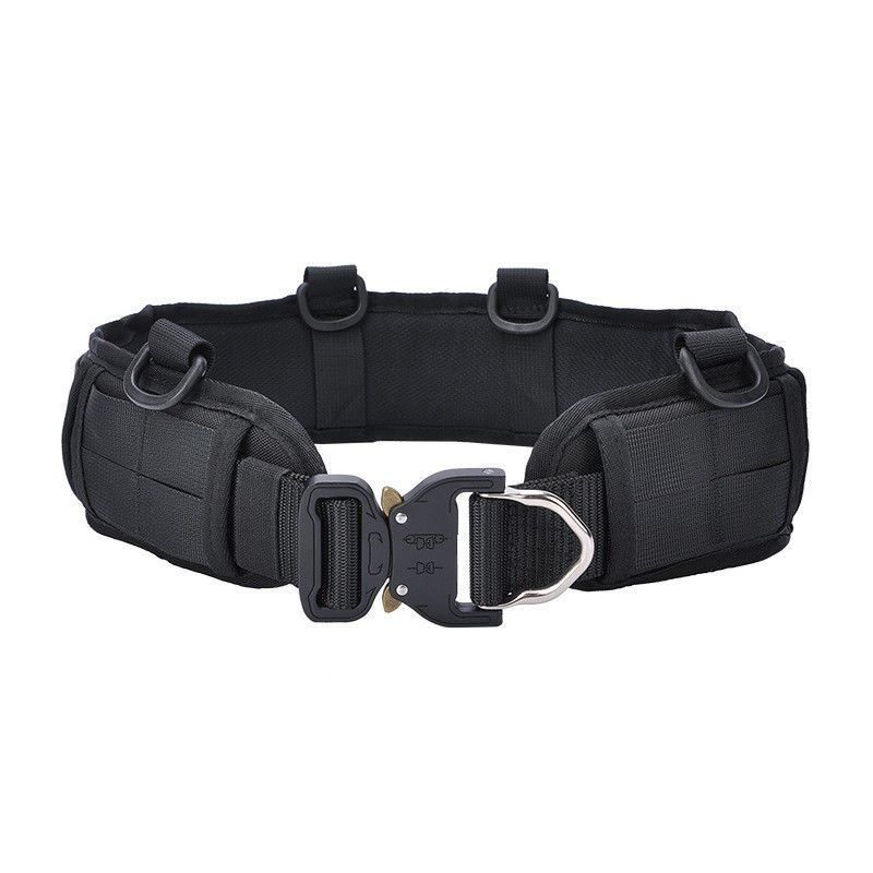 Fishing Belt - Siyah, Dolgulu, Taktik Balıkçılık Kemeri, Ayarlanabilir,