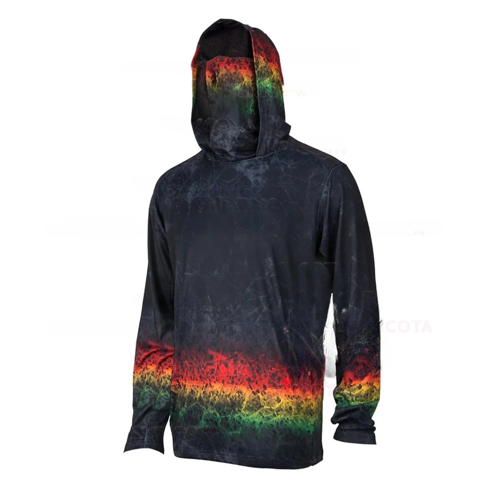 Fishing Shirt Uv Protection - Erkek Balıkçı Kapüşonlu Gömlekleri UPF 50+