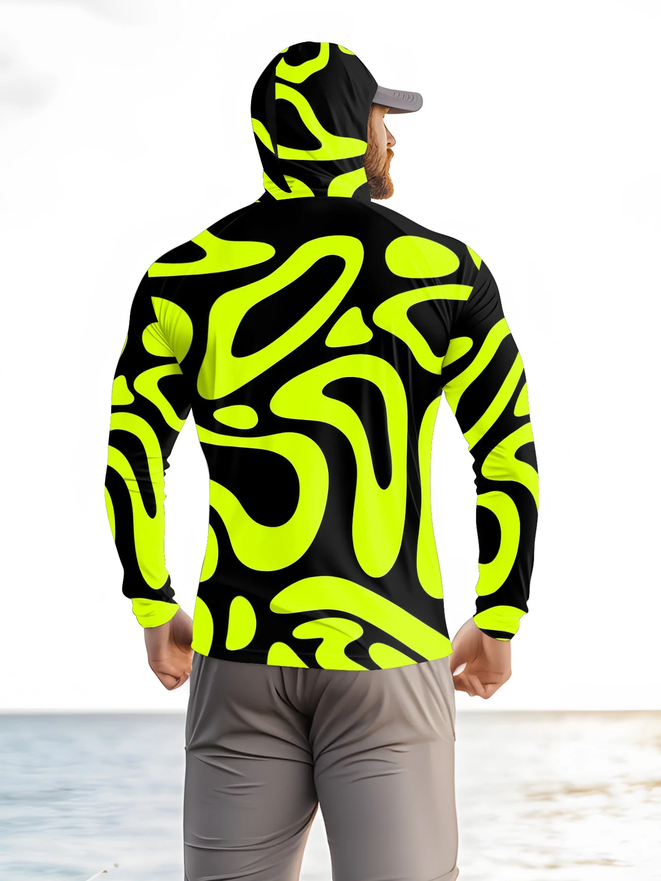 Erkekler için Neon Yeşil Renkl - Fishing Shirt Uv Protection incelemesi ve fiyatı